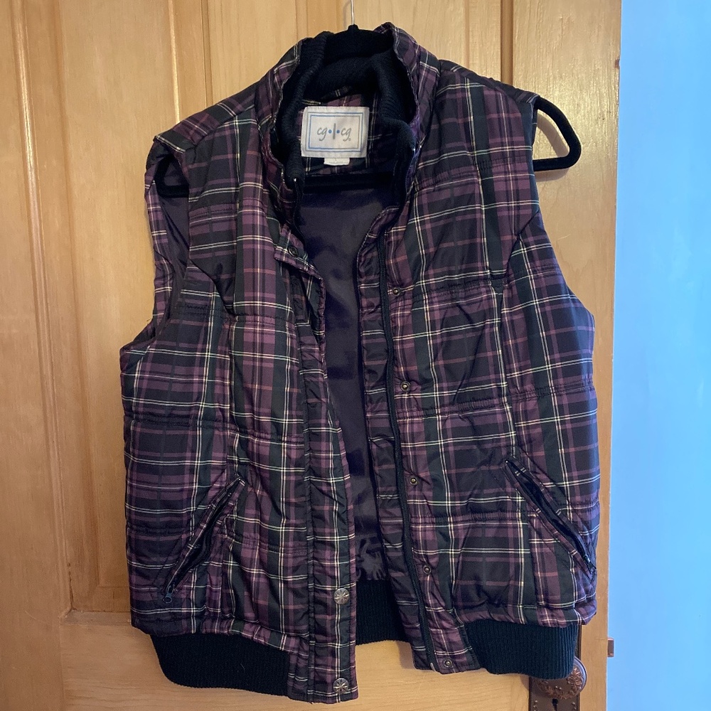 Plaid Winter Vest